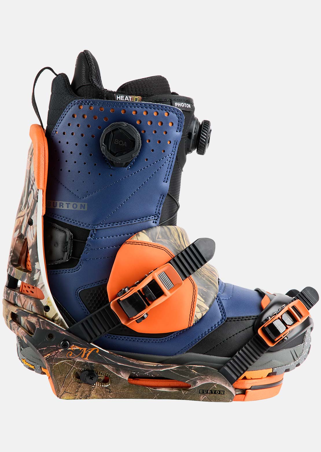 Burton Men's Malavita X Snowboard Bindings Camo