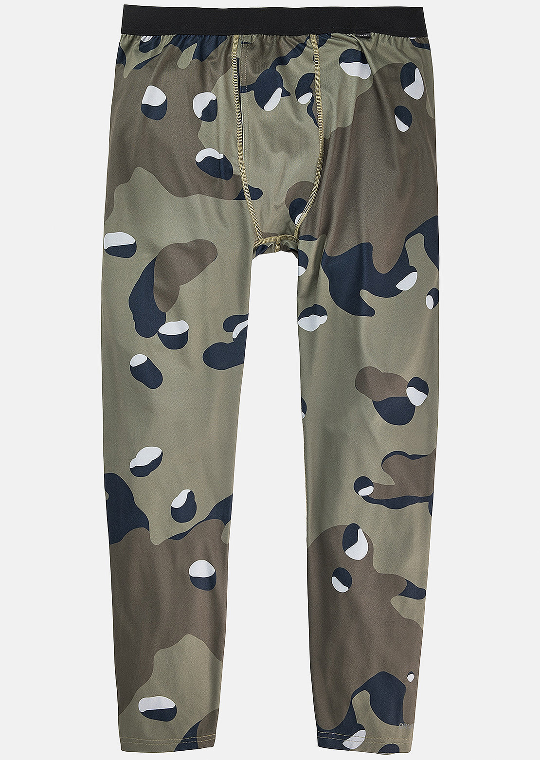 Burton Men&#39;s Midweight Base Layer Pants Forest Moss Cookie Camo