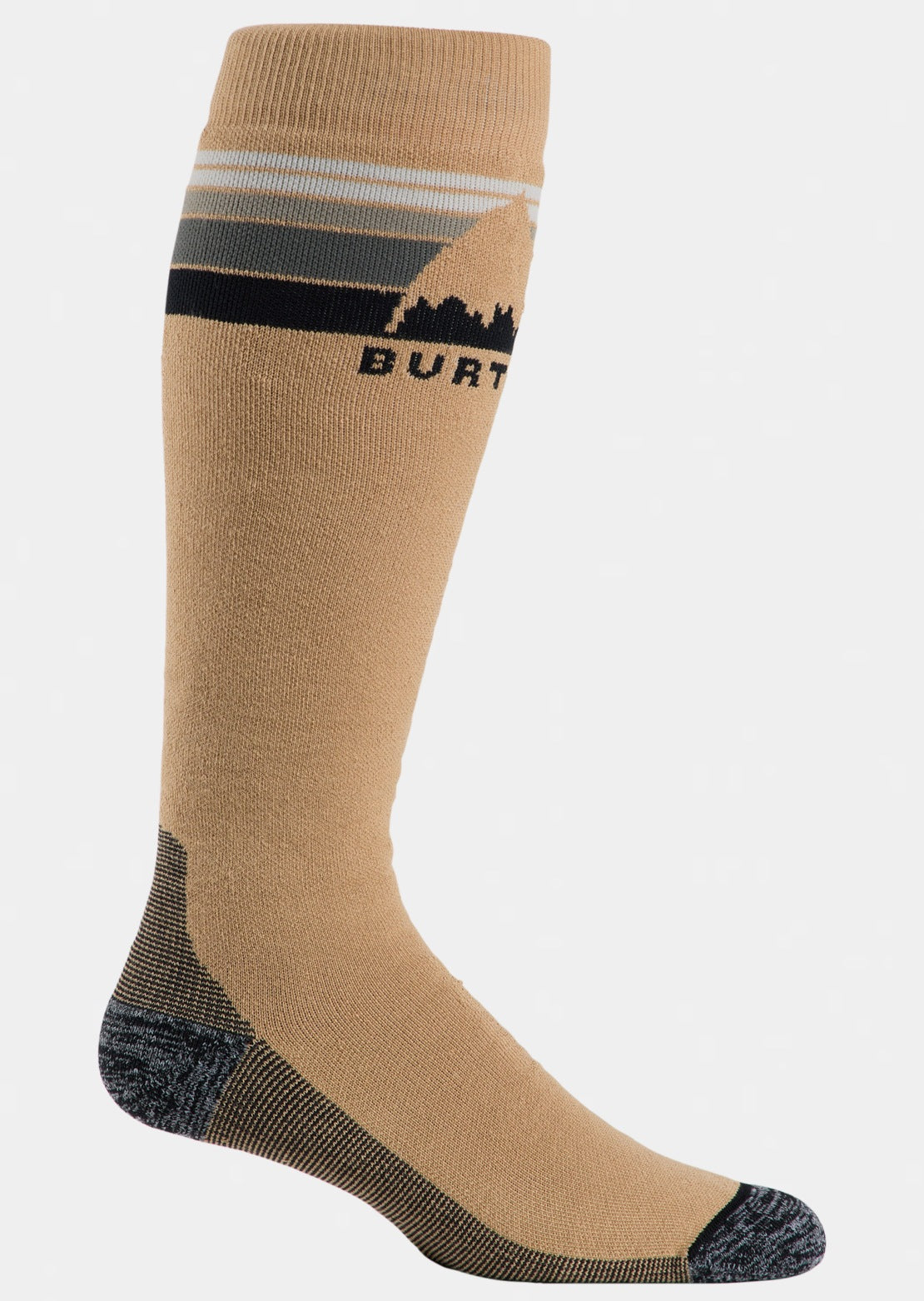 Burton Men's Midweight Emblem Socks Summit Taupe