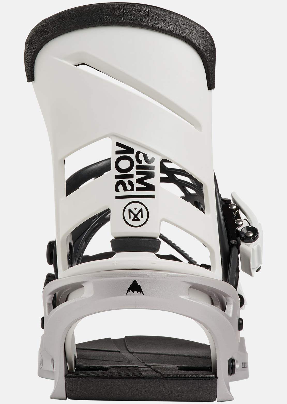 Burton Men's Mission Re:Flex Snowboard Bindings White/Silver