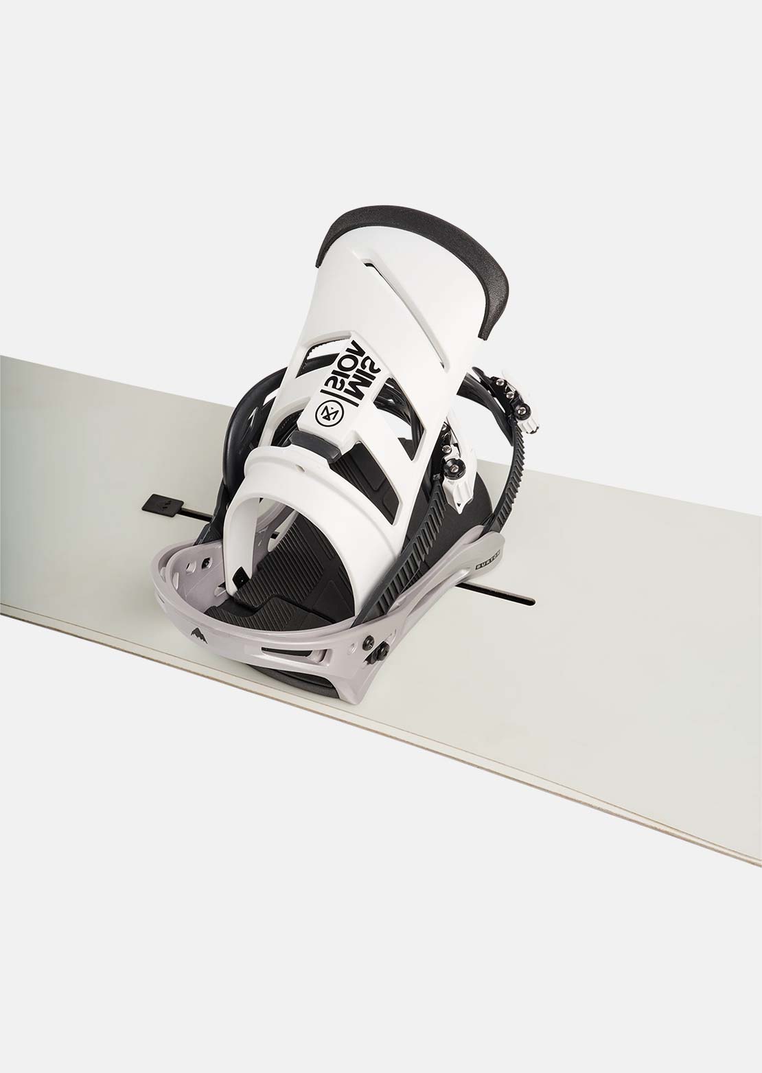 Burton Men's Mission Re:Flex Snowboard Bindings White/Silver