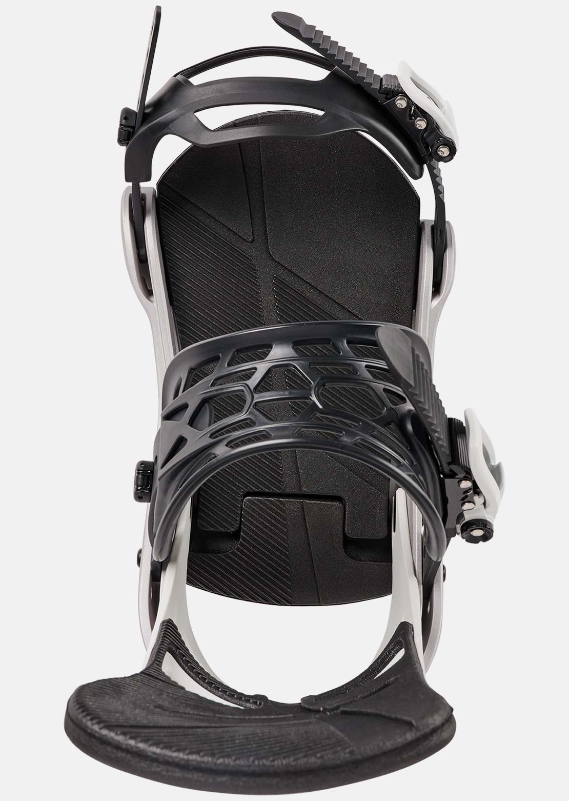 Burton Men's Mission Re:Flex Snowboard Bindings White/Silver