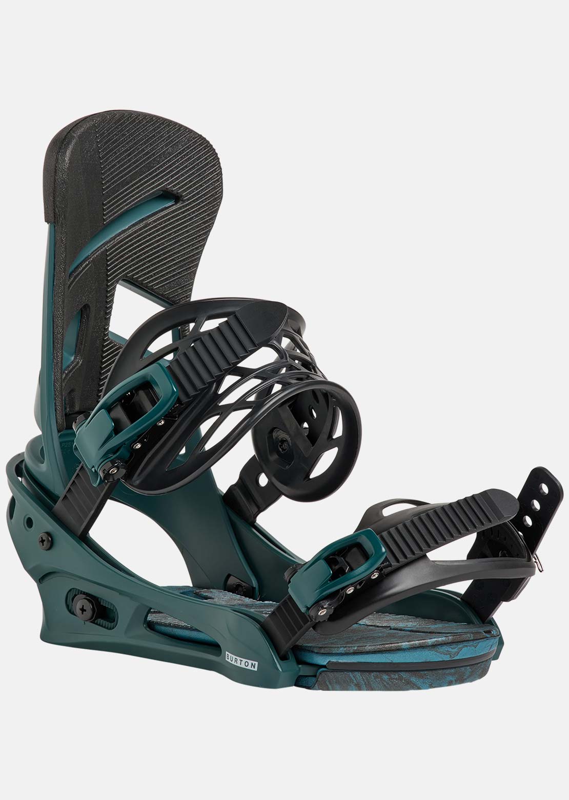 Burton Men's Mission Re:Flex Snowboard Bindings Atlantic Teal