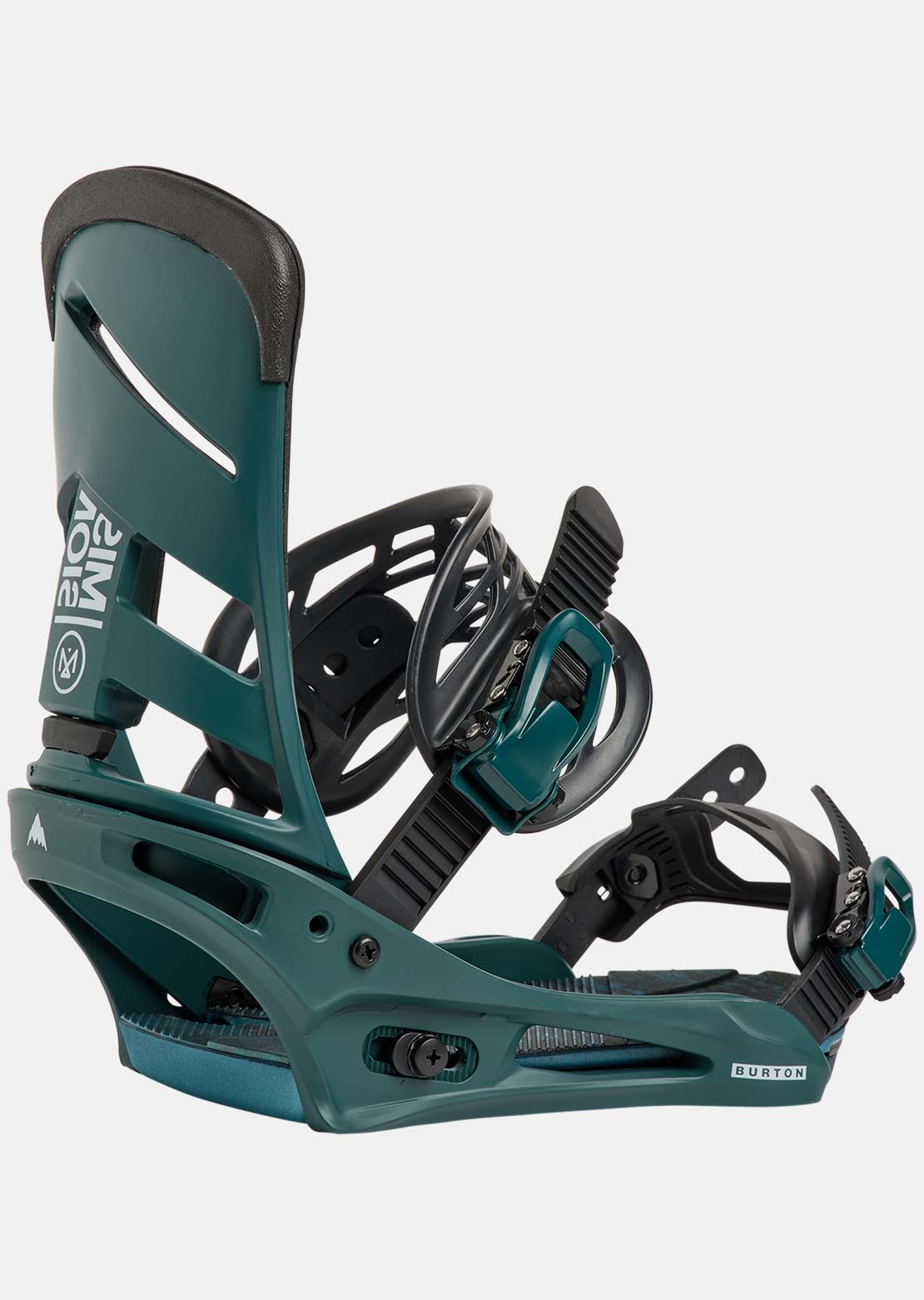 Burton Men's Mission Re:Flex Snowboard Bindings Atlantic Teal