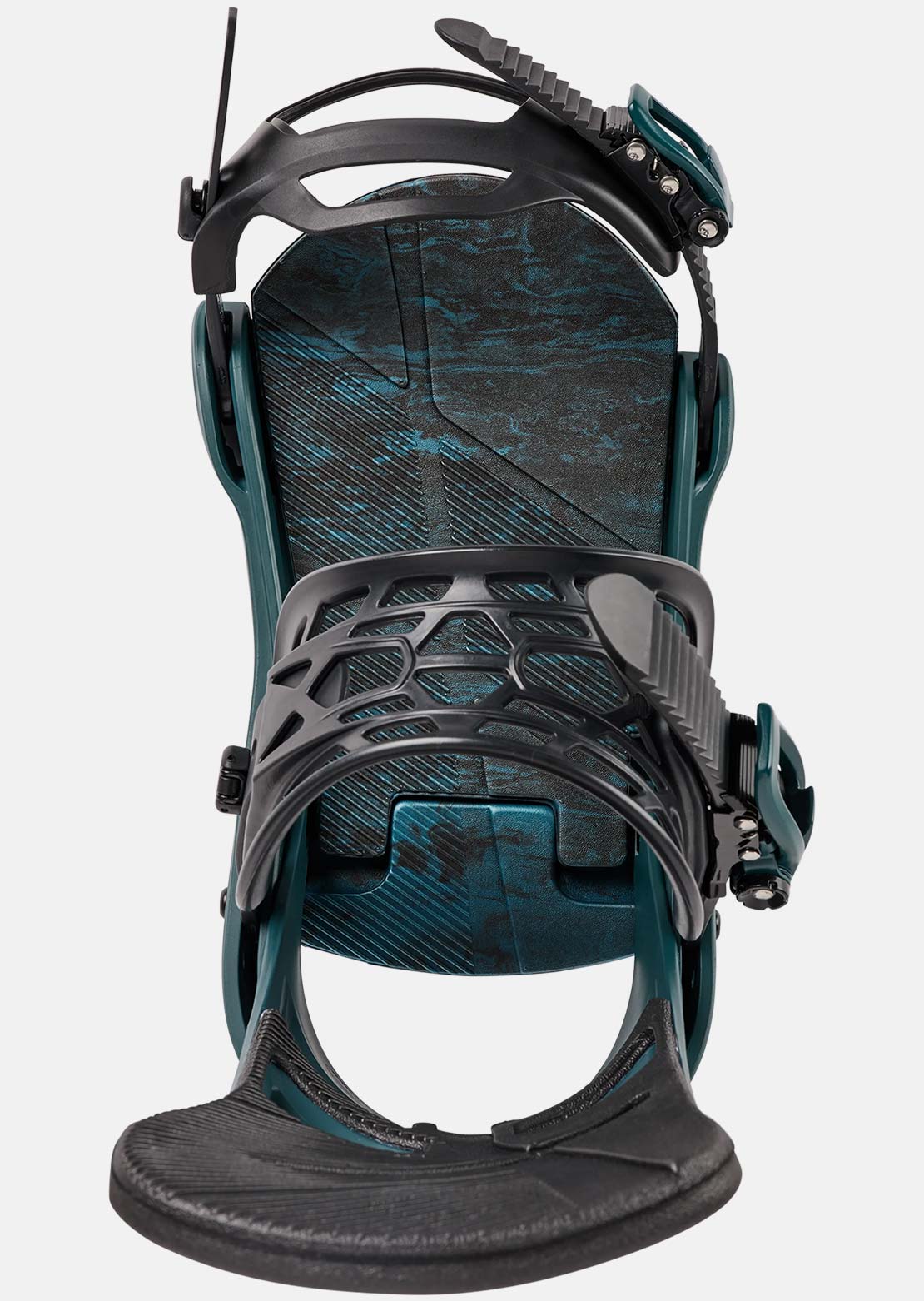 Burton Men's Mission Re:Flex Snowboard Bindings Atlantic Teal