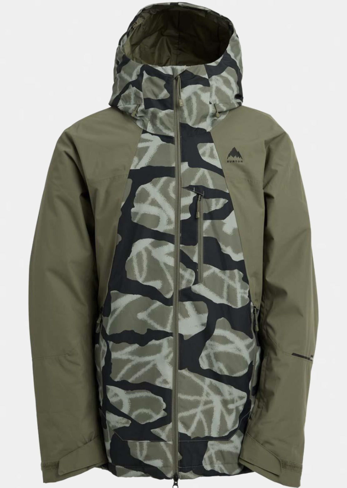 Burton Men's Reserve 2L Insulated Jacket Graffiti Camo/Forest Moss