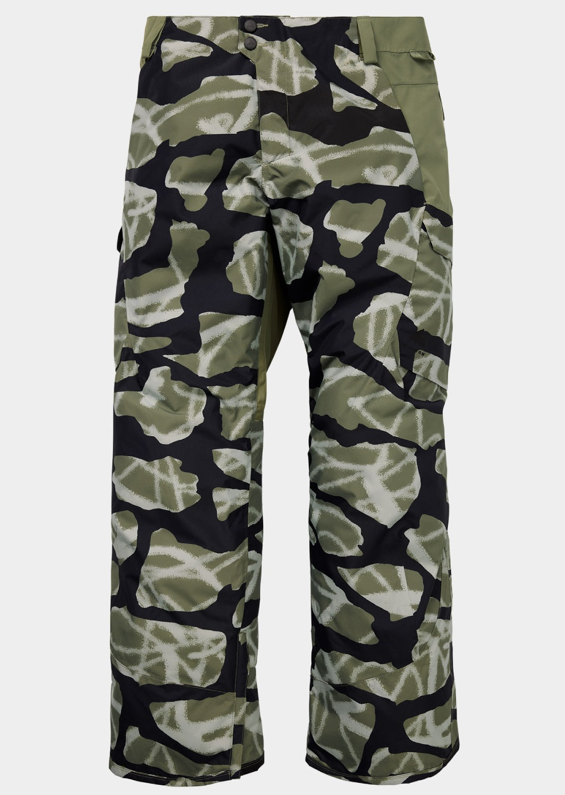 Burton Men's Reserve 2L Insulated Pants Graffiti Camo/Forest Moss