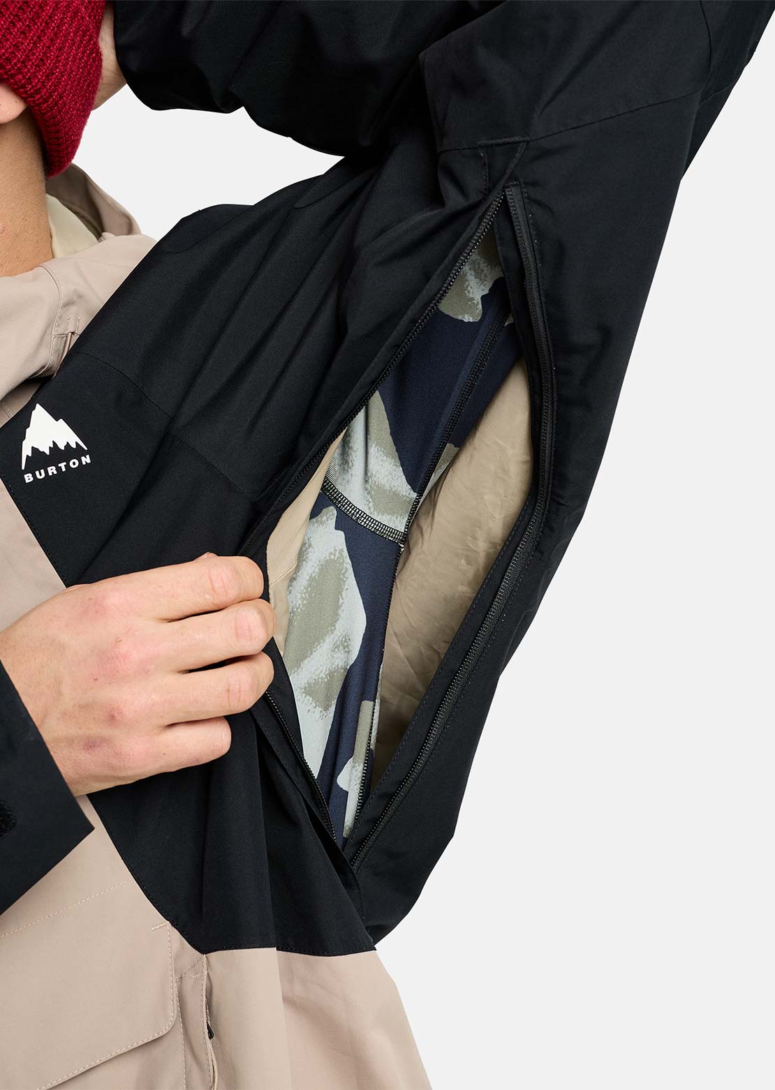 Burton Men's Reserve 2L Relaxed Anorak Summit Taupe/True Black
