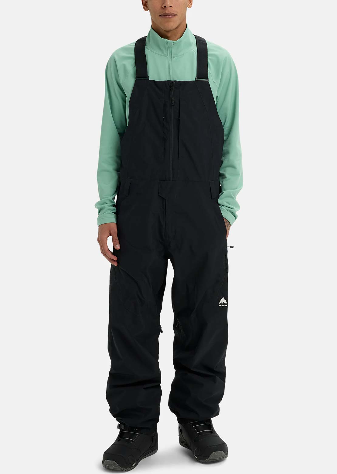 Burton Men's Reserve 2L Relaxed Bib Pants True Black