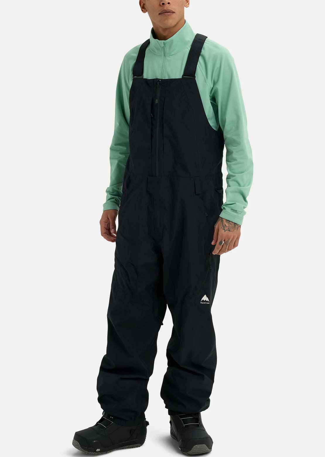 Burton Men's Reserve 2L Relaxed Bib Pants True Black