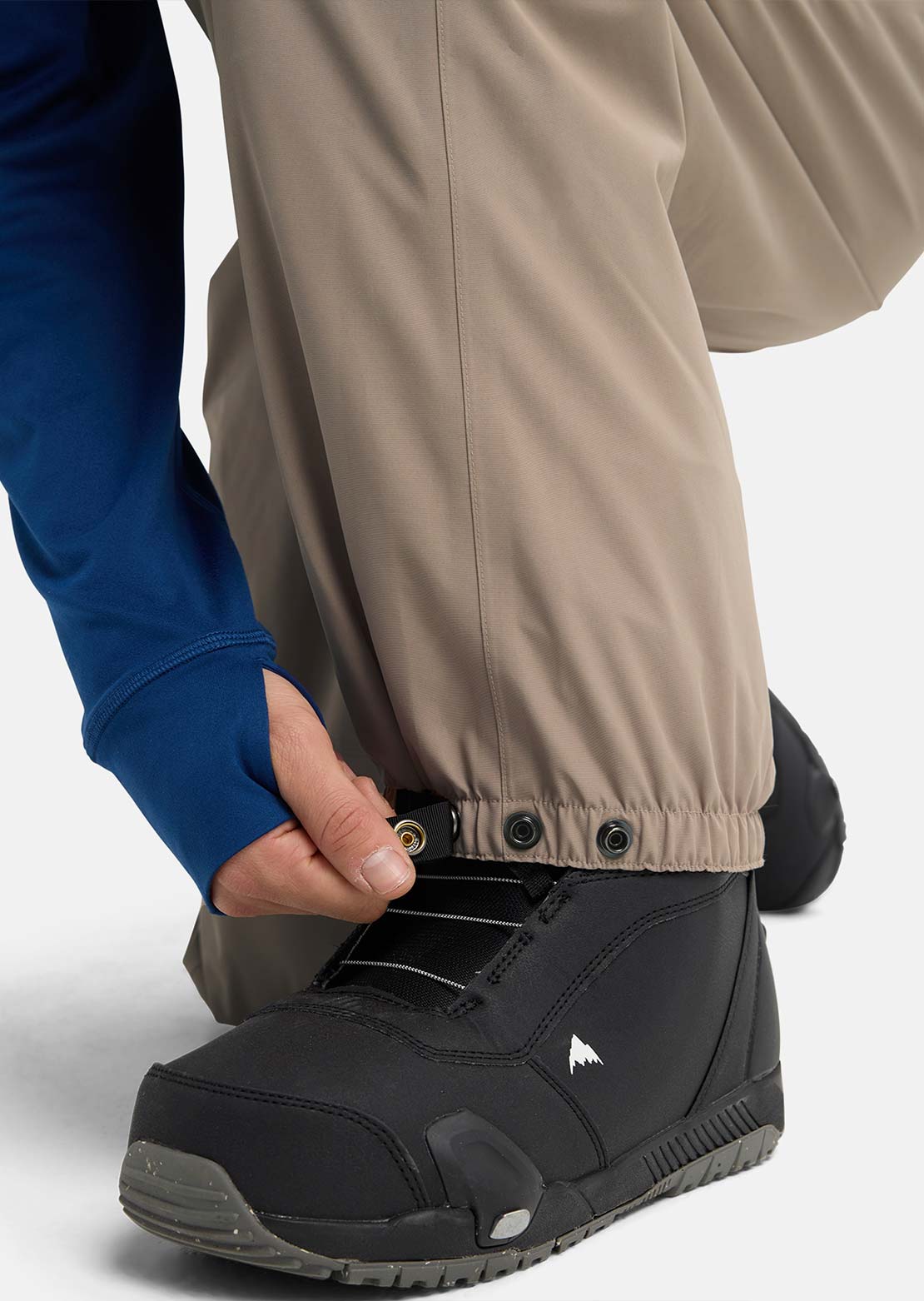 Burton Men's Reserve 2L Relaxed Bib Pants Summit Taupe/True Black