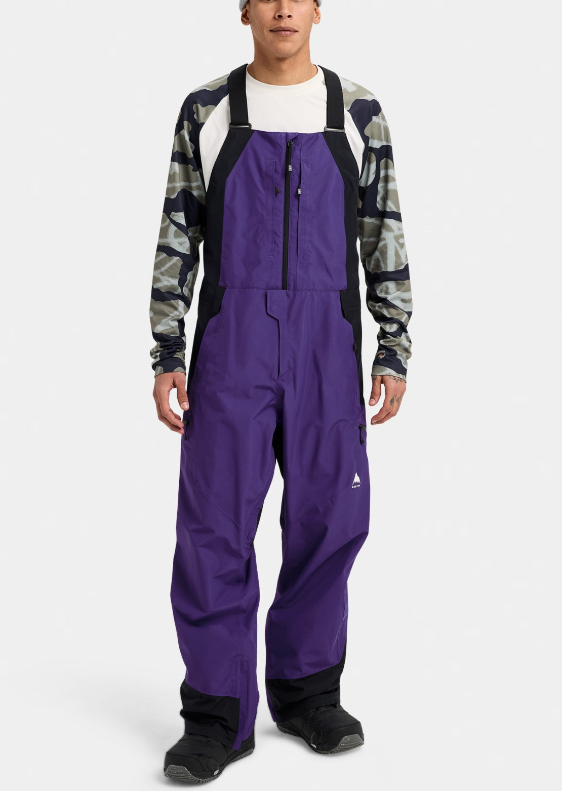 Burton Men's Reserve GORE-TEX 2L Bib Pants Prism Violet/True Black
