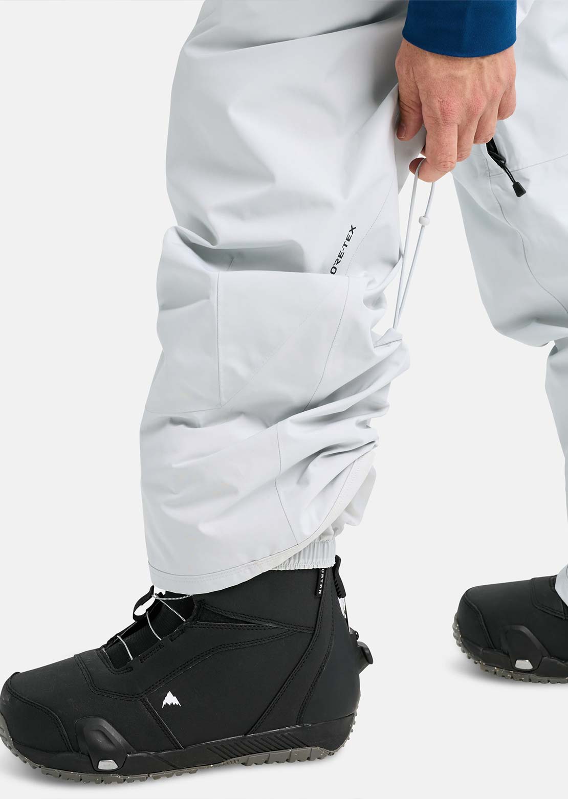 Burton Men's Reserve GORE-TEX 2L Bib Pants Gray Cloud