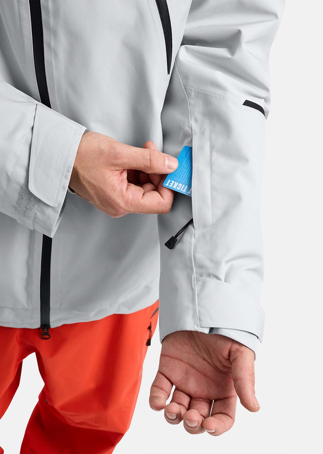 Burton Men's Reserve GORE-TEX 2L Insulated Jacket Gray Cloud
