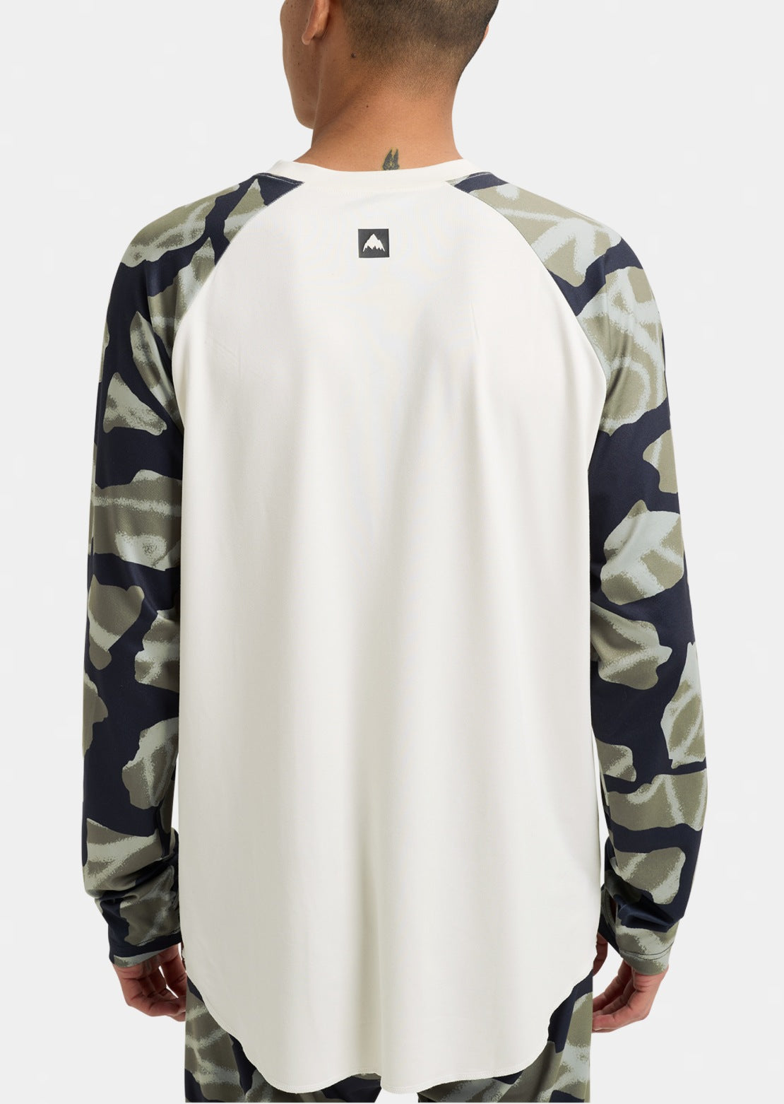 Burton Men's Roadie Base Layer Tech T-Shirt Stout White/Graffiti Camo