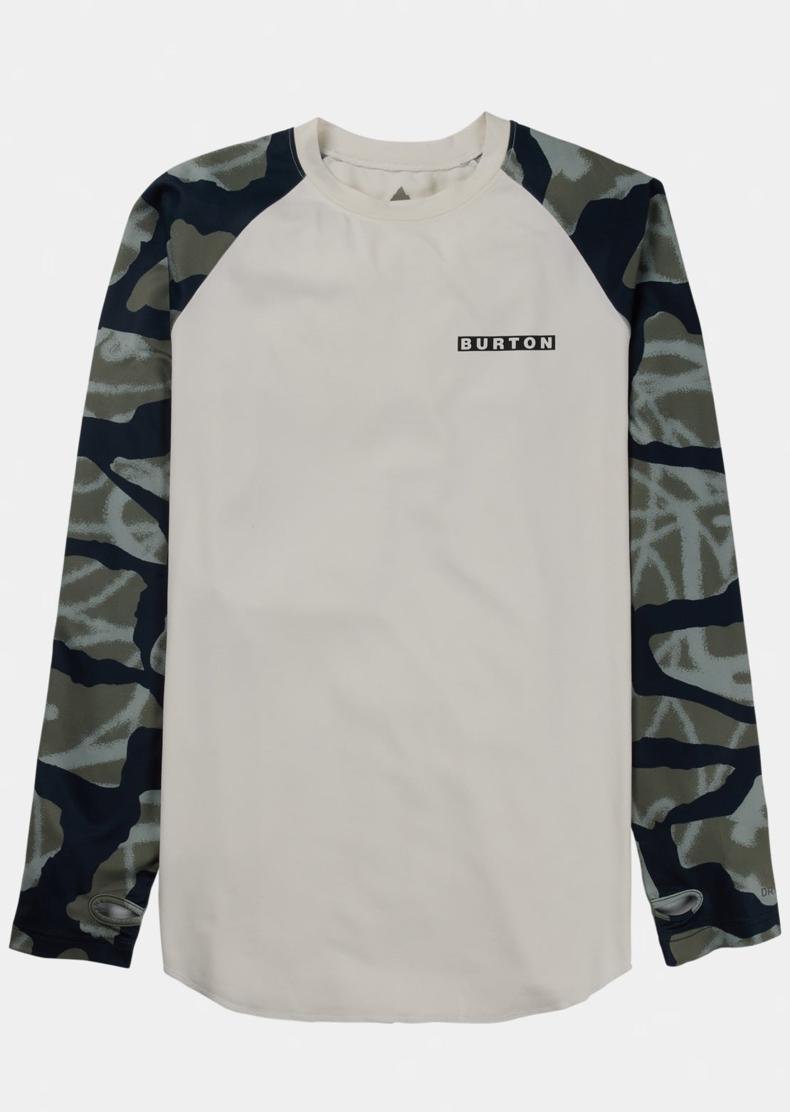 Burton Men's Roadie Base Layer Tech T-Shirt Stout White/Graffiti Camo