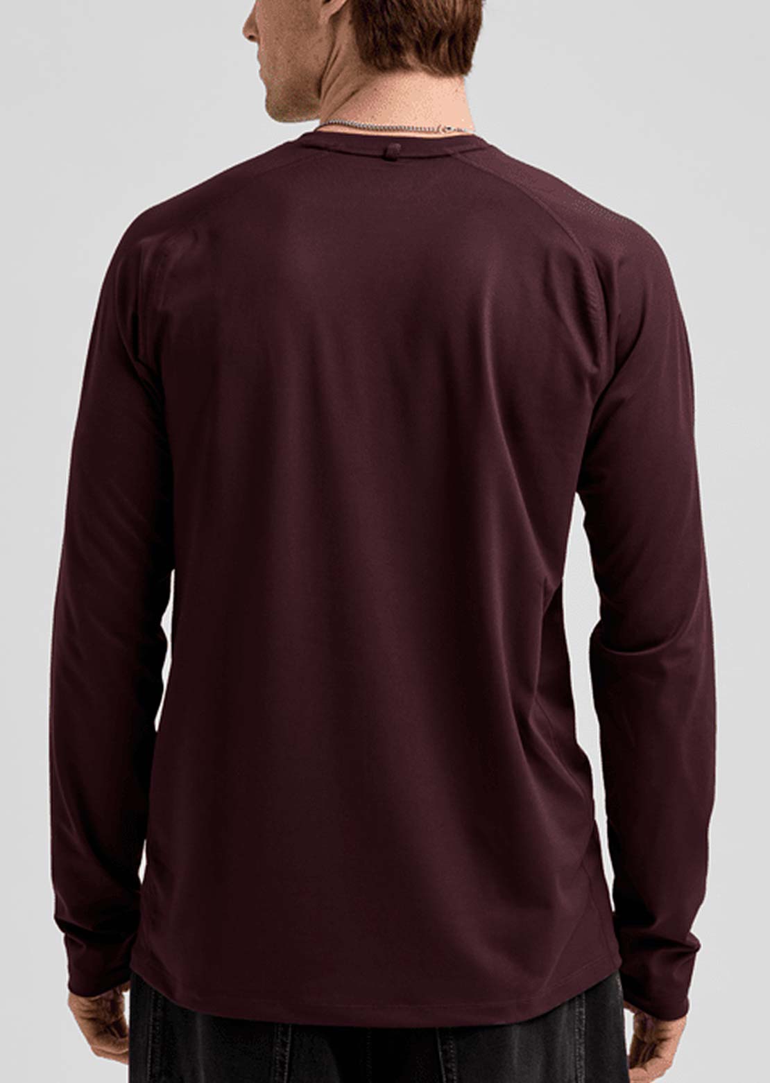 Burton Men's Synthetic Midweight Base Layer Crewneck Long Sleeve Bear Hug Brown