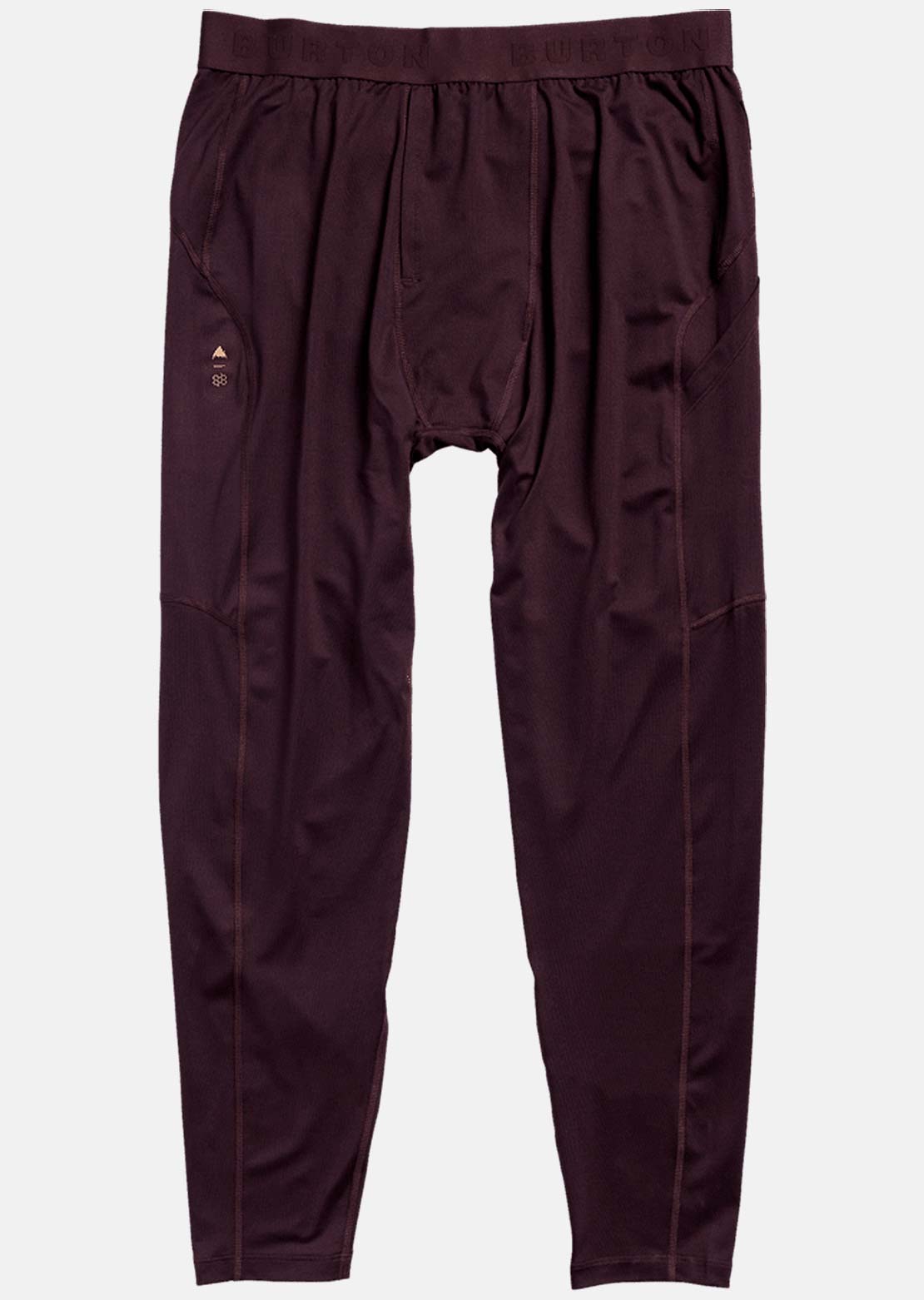 Burton Men's Synthetic Midweight Base Layer Pants Bear Hug Brown