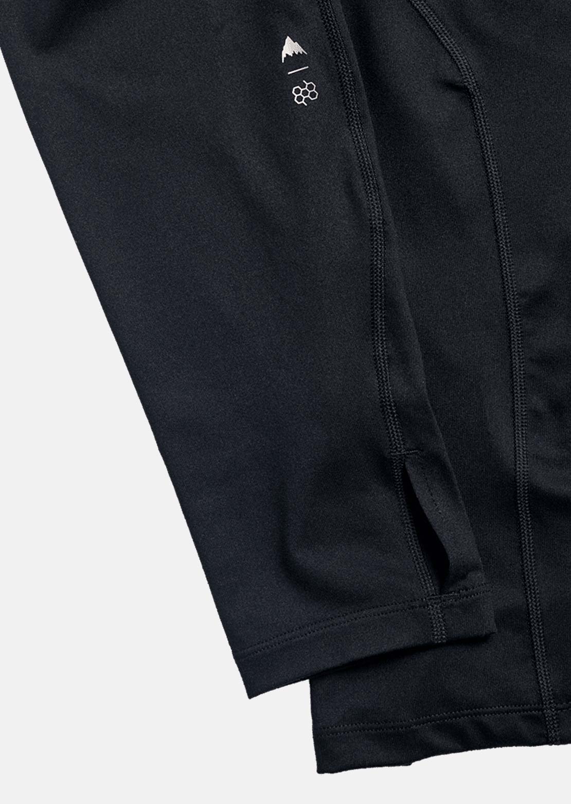 Burton Men's Synthetic Midweight Base Layer Crewneck Long Sleeve True Black