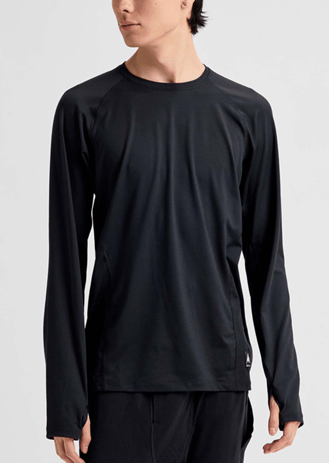 Burton Men's Synthetic Midweight Base Layer Crewneck Long Sleeve True Black