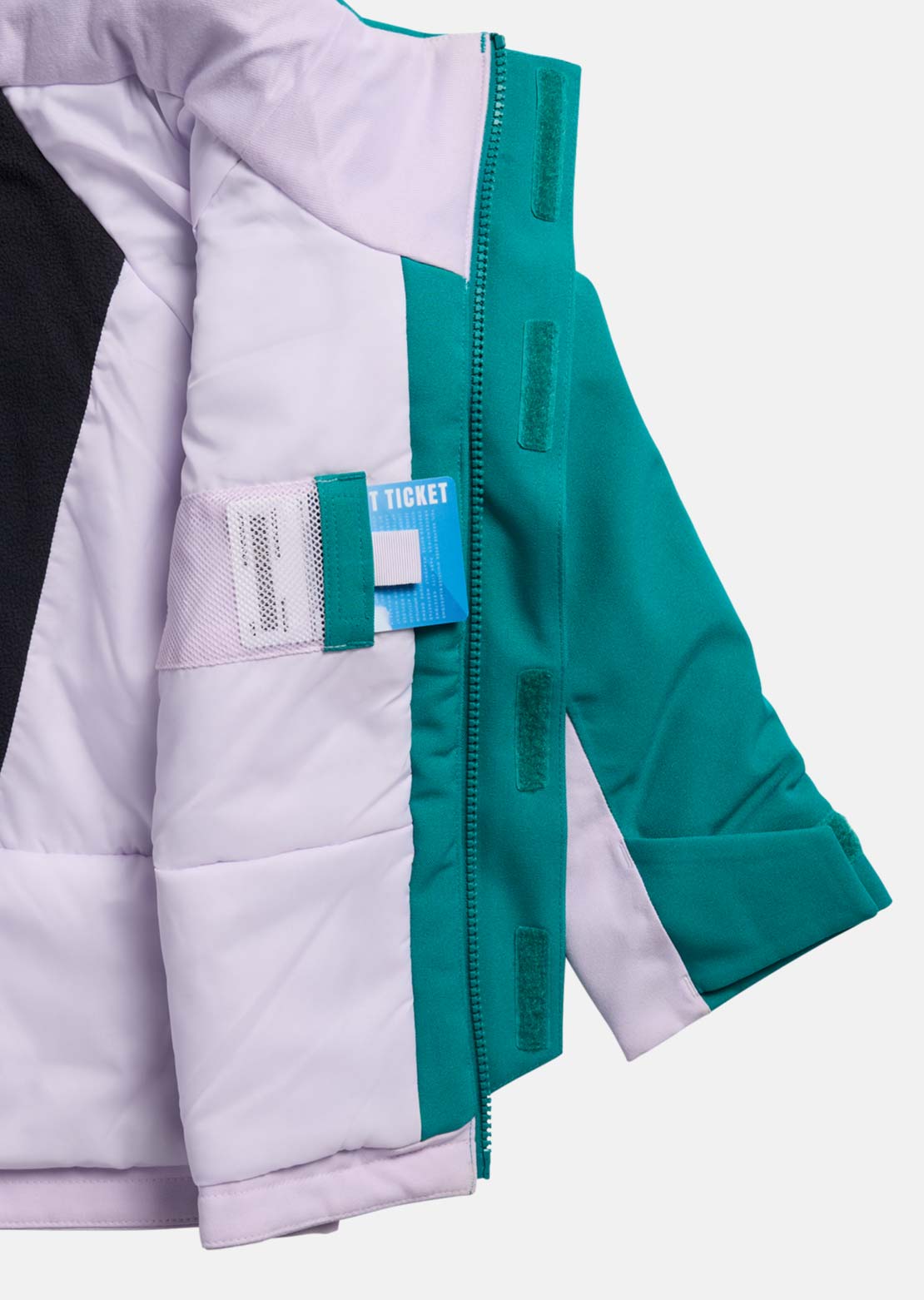 Burton Toddler Ascutney 2L Jacket Pacific Teal/Moondust Purple/True Black