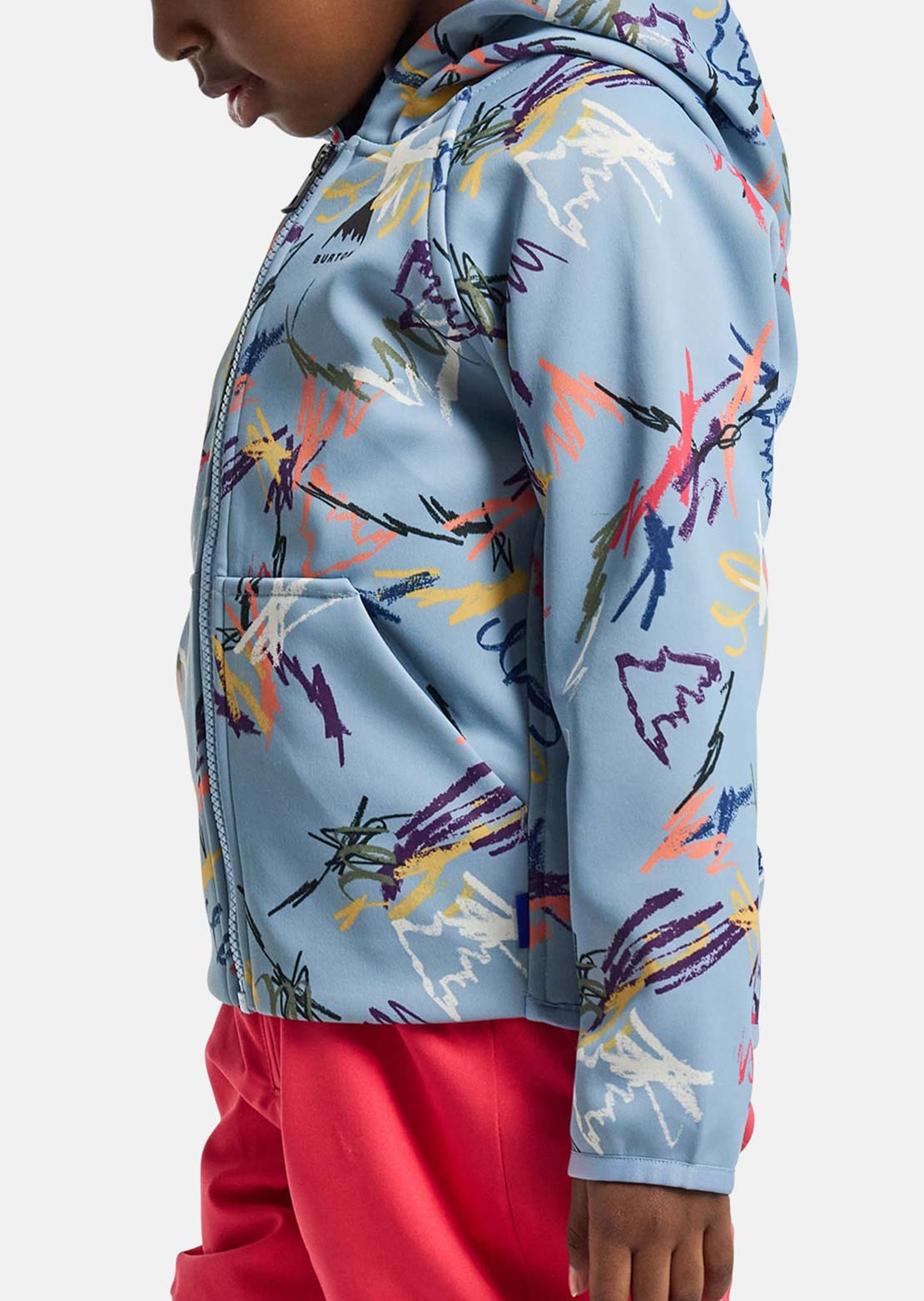Pull Polaire Burton Pour Enfant Unisexe - Coupe Normale, Coupe-vent, Capuche, Poches Kangourou, éco-responsable