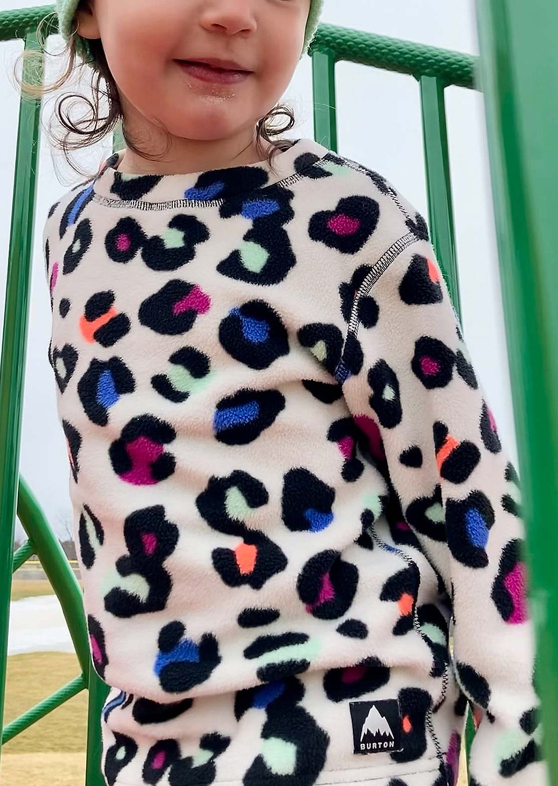 Burton Toddler Fleece Base Layer Set Rainbow Hunter