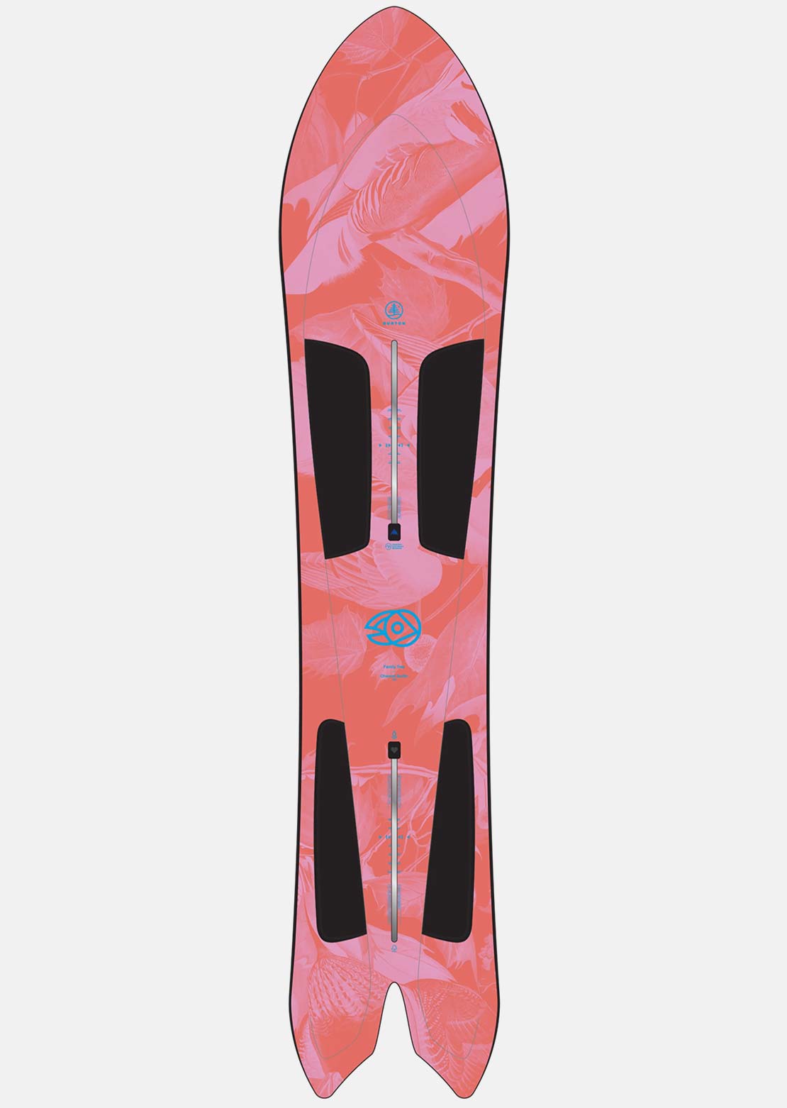 Burton Unisex 3D Family Tree Channel Surfer Flat Top Snowboard