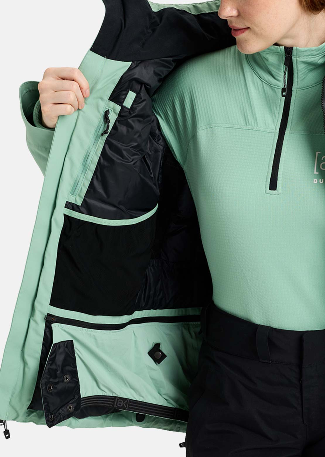 Burton Women's AK GORE-TEX Flare 2L Down Jacket Soft Sage