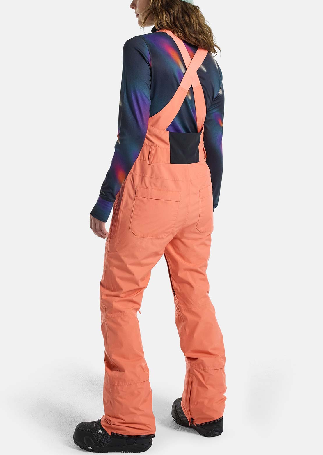Burton Women's Avalon GORE-TEX 2L Bib Pants Peach Echo