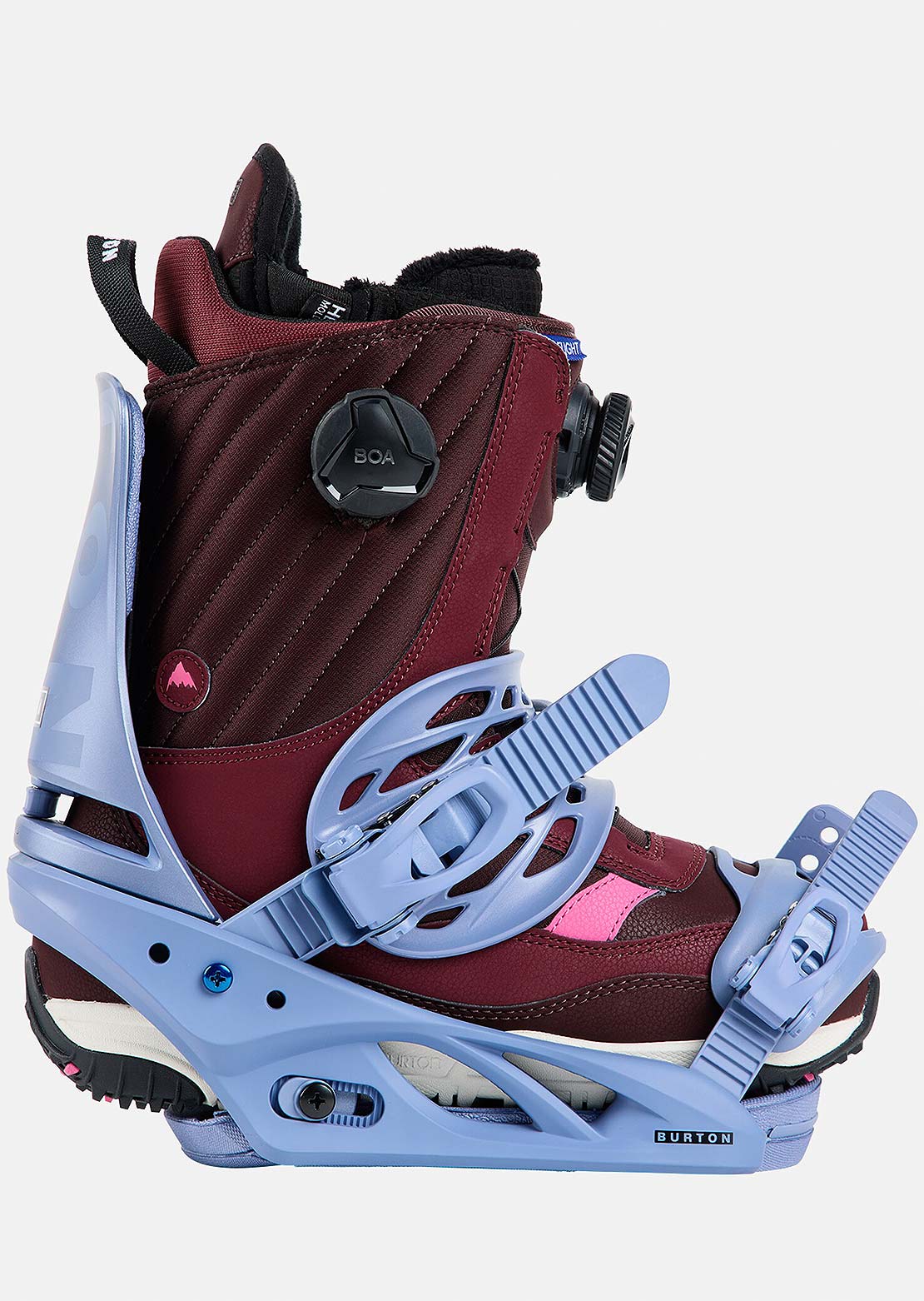 Burton Women&#39;s Lexa Re:Flex Snowboard Bindings Slate Blue/Logo