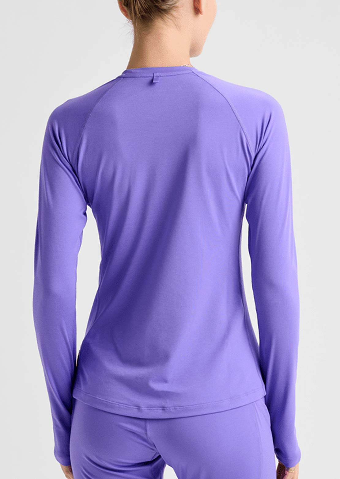 Burton Women's Lightweight Base Layer Crewneck Long Sleeve Purple Voltage