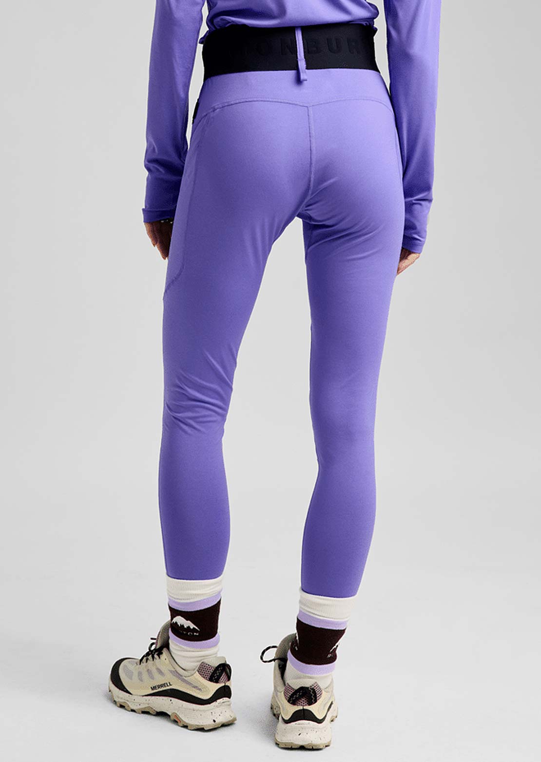 Burton Women's Lightweight Base Layer Pants Purple Voltage