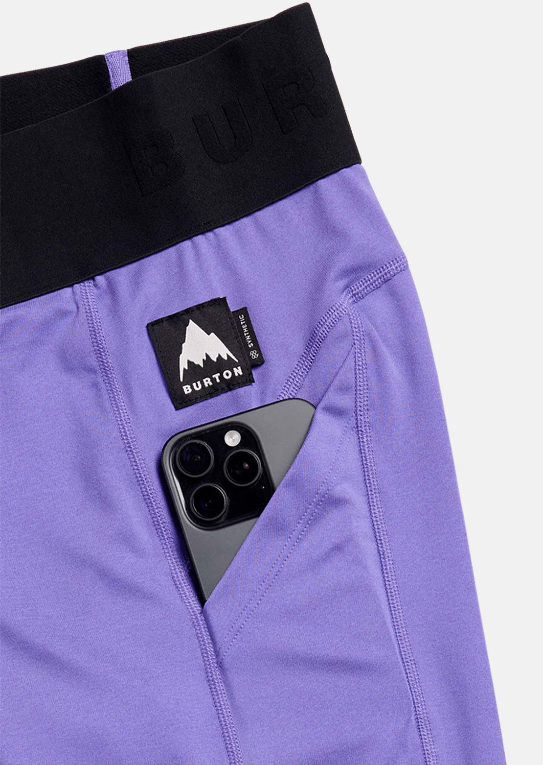 Burton Women's Lightweight Base Layer Pants Purple Voltage