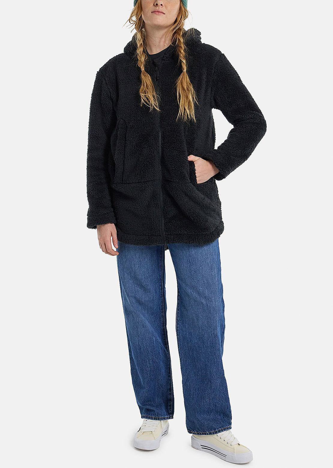 Burton Women&#39;s Minxy Hi-Loft Fleece Full-Zip True Black