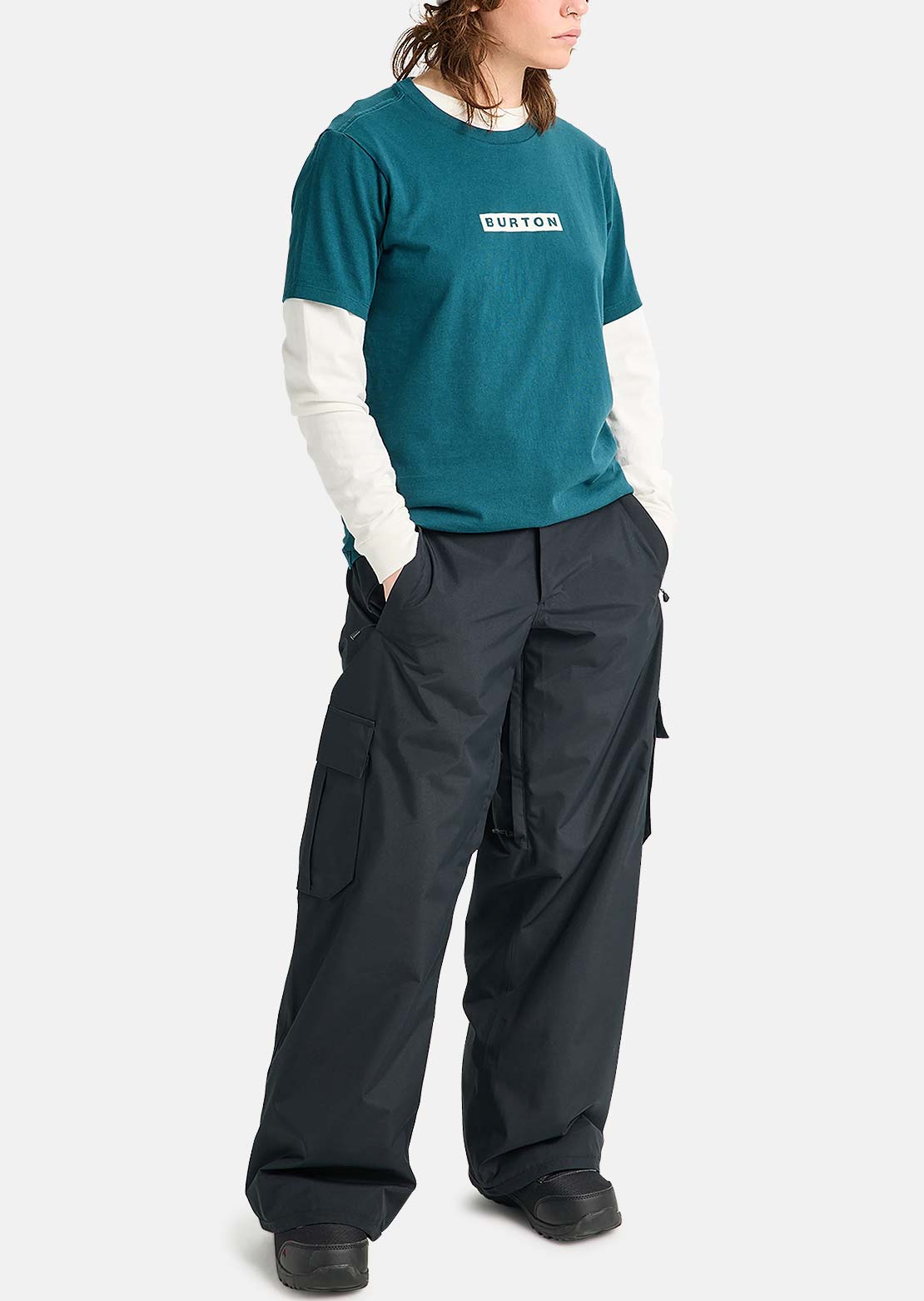 Burton Women's Reserve 2L Baggy Cargo Pants True Black