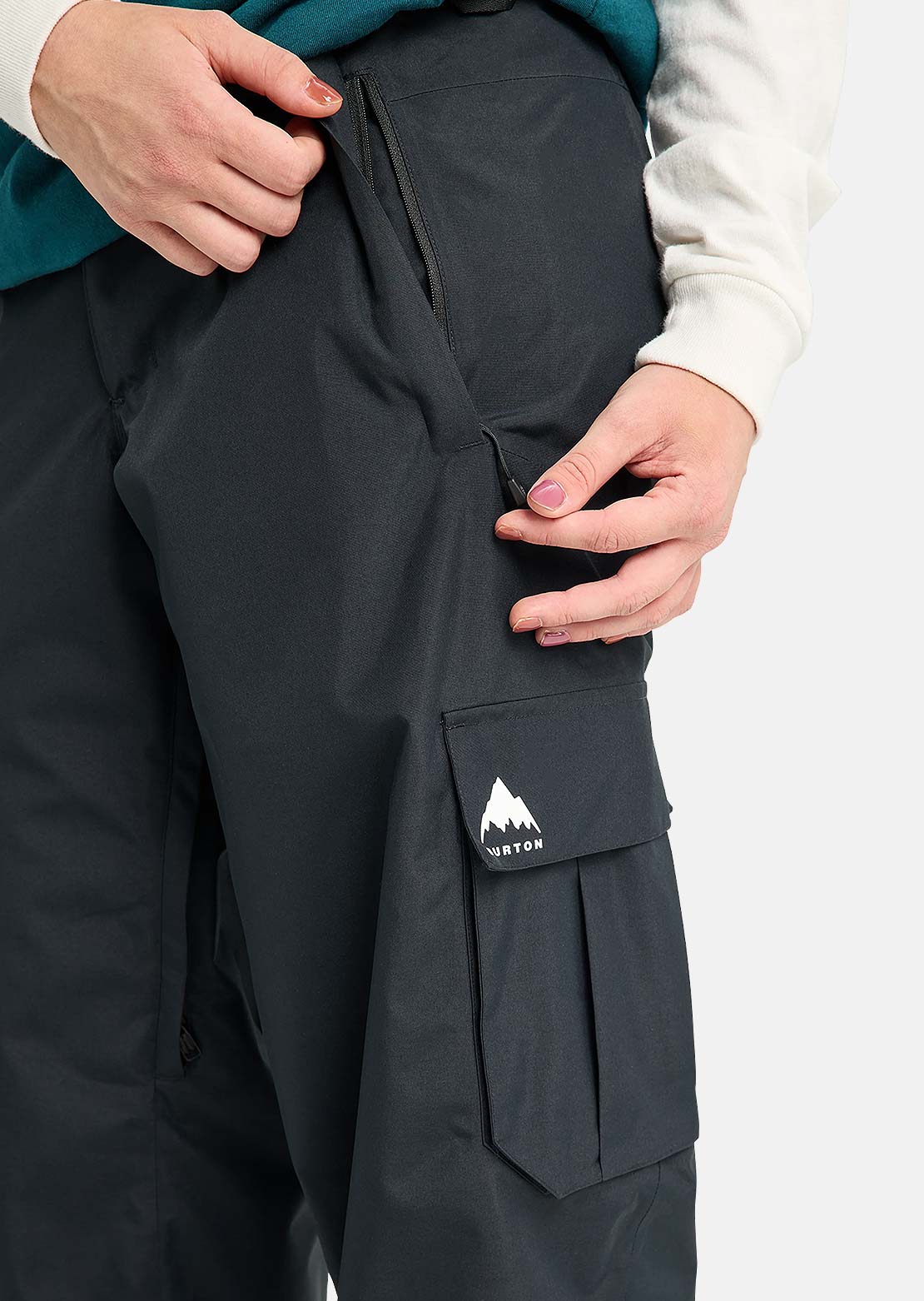 Burton Women's Reserve 2L Baggy Cargo Pants True Black