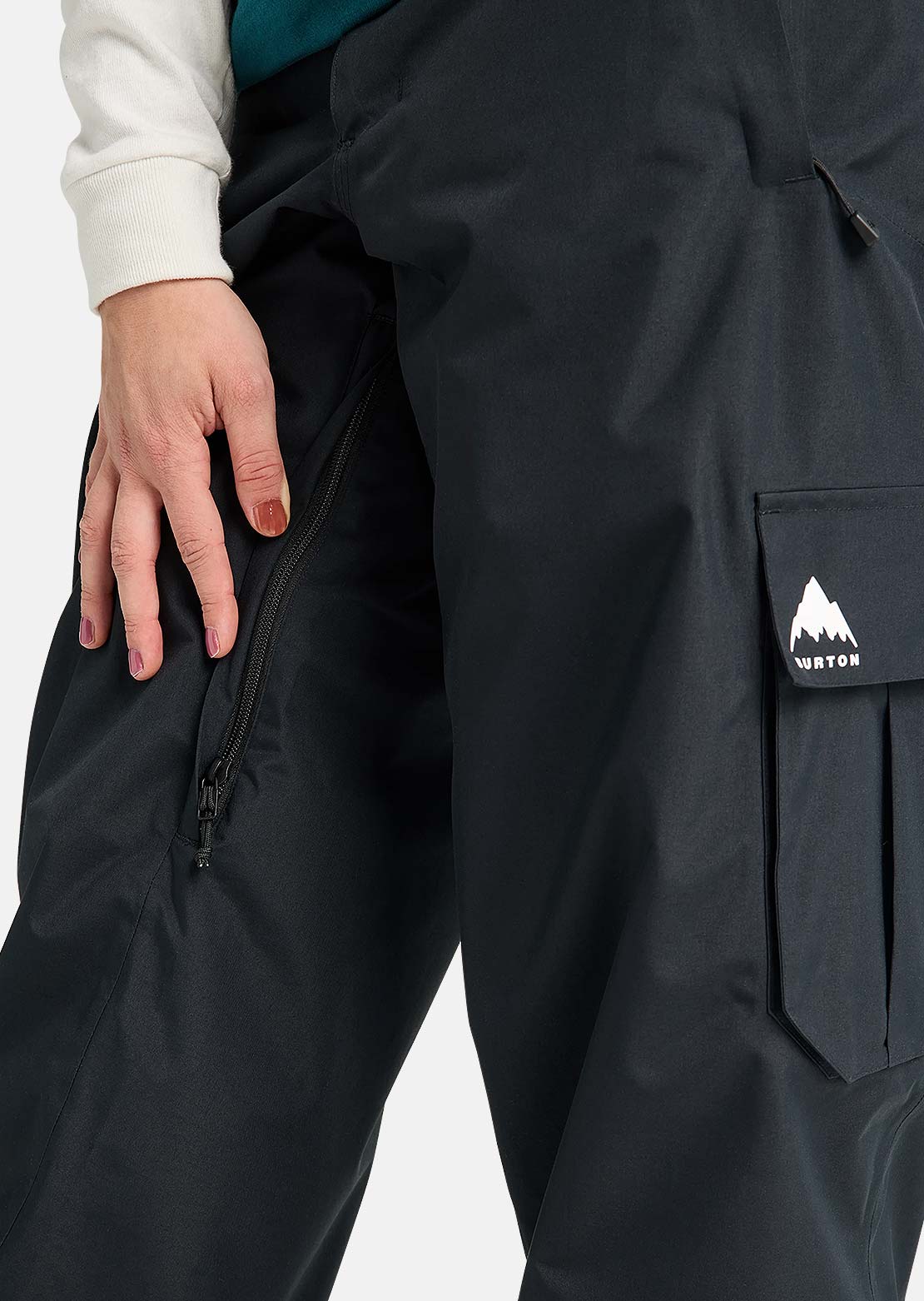 Burton Women's Reserve 2L Baggy Cargo Pants True Black