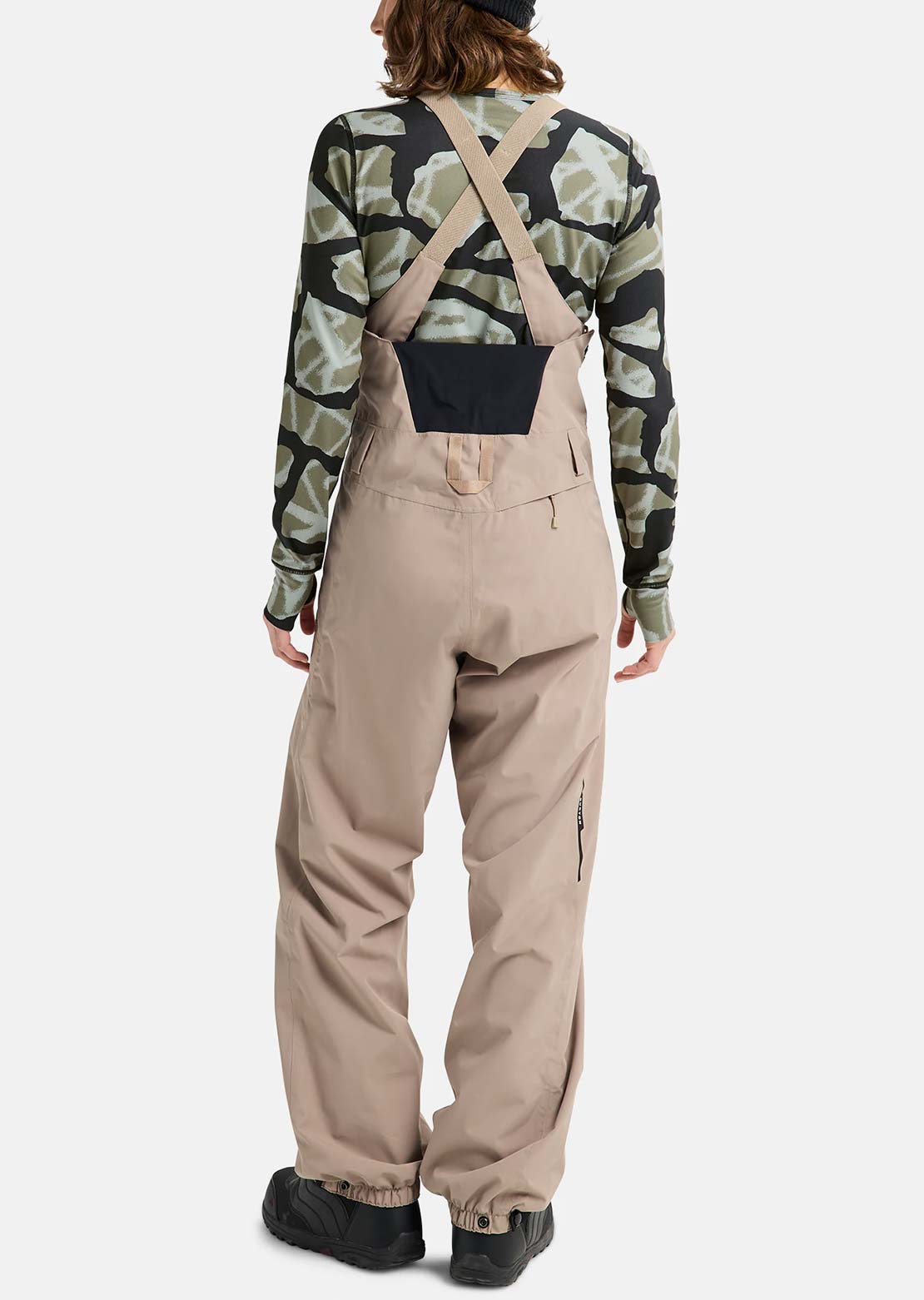 Burton Women's Reserve 2L Bib Pants Summit Taupe