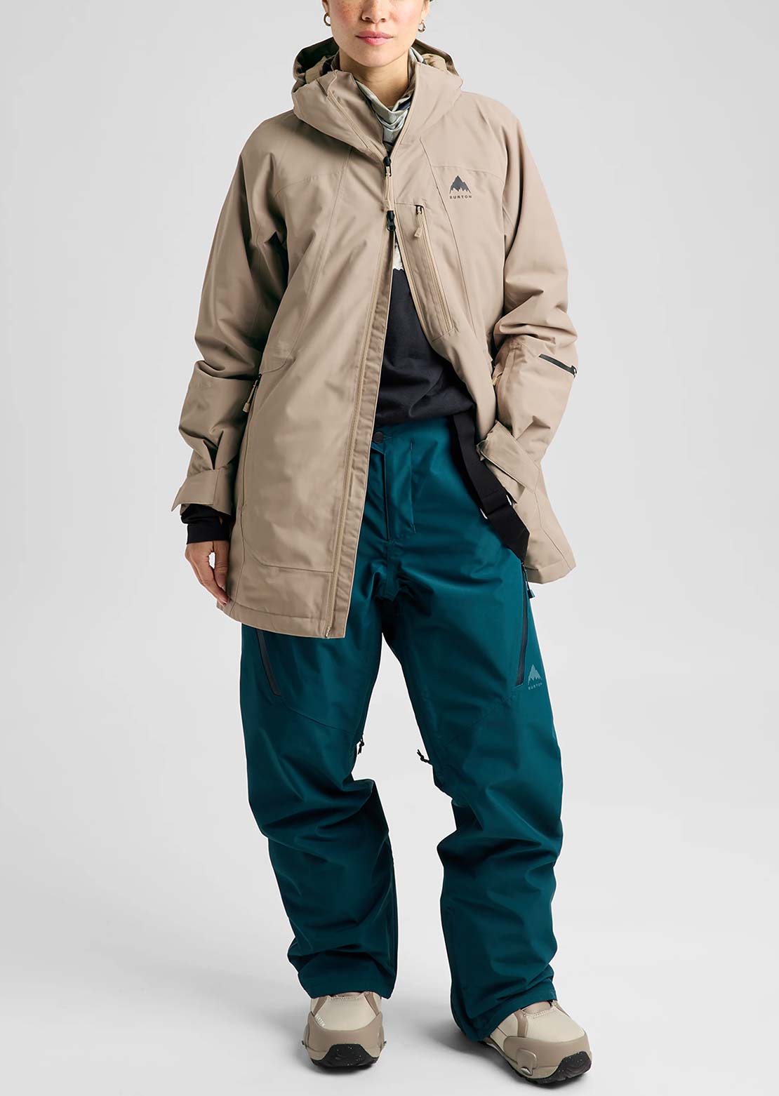 Burton Women's Reserve 2L Insulated Jacket Summit Taupe