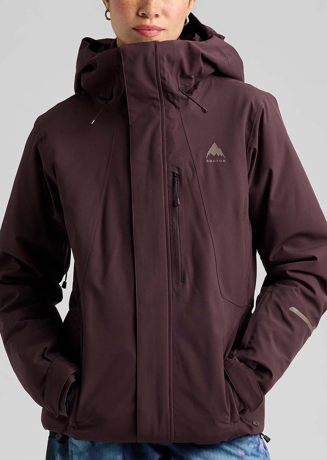 Burton Women's Reserve 2L Insulated Stretch Slim Jacket Bear Hug Brown