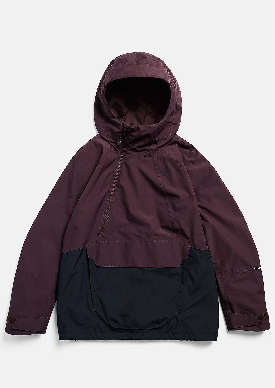 Burton Women's Reserve 2L Relaxed Anorak Jacket Bear Hug Brown/True Black