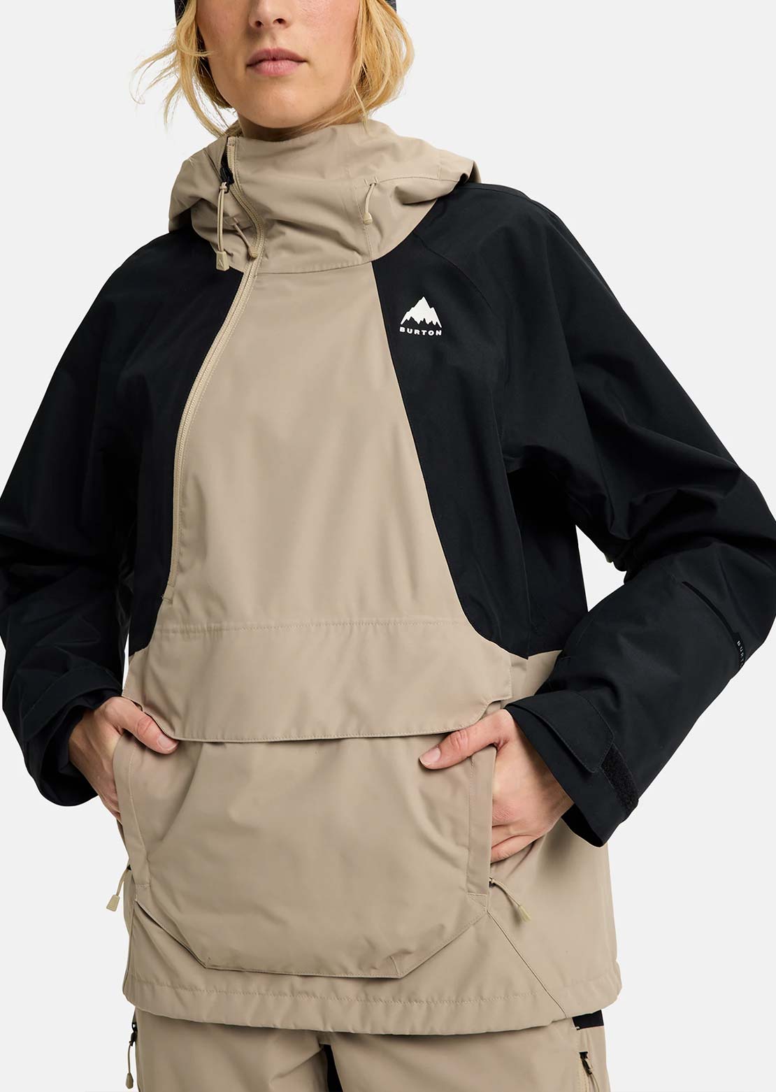Burton Women's Reserve 2L Relaxed Anorak Summit Taupe/True Black