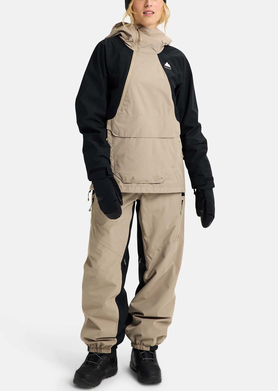 Burton Women's Reserve 2L Relaxed Anorak Summit Taupe/True Black