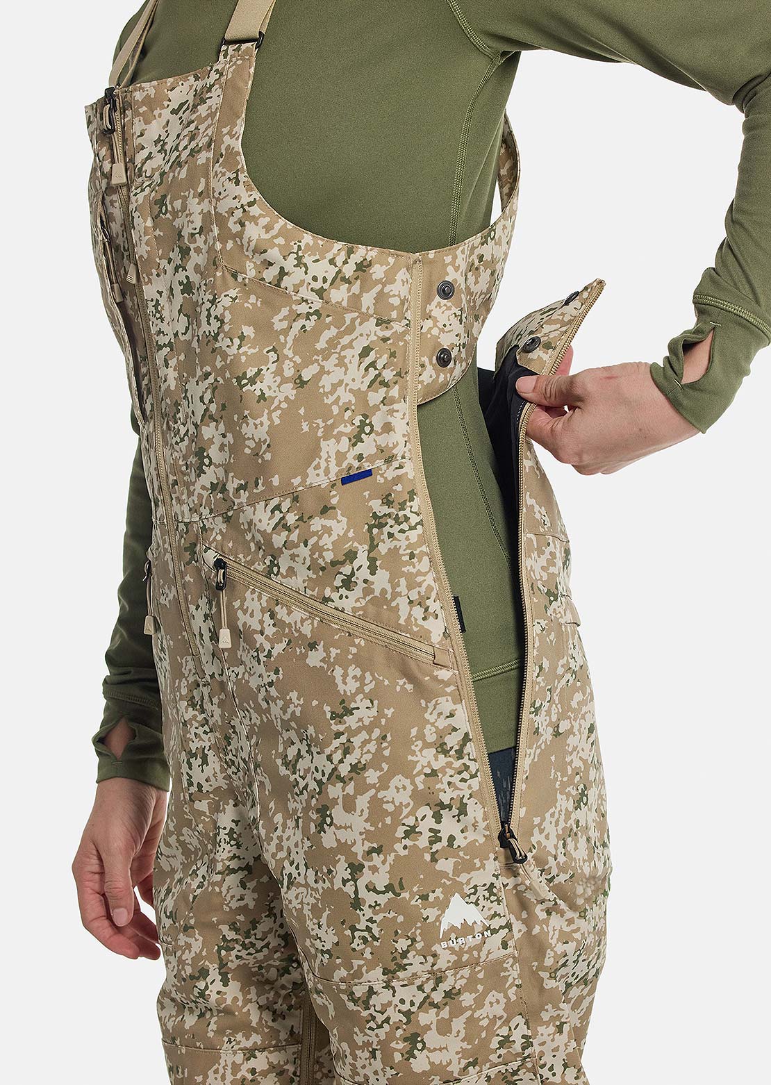 Burton Women's Reserve Bib Pants Snowfall Camo