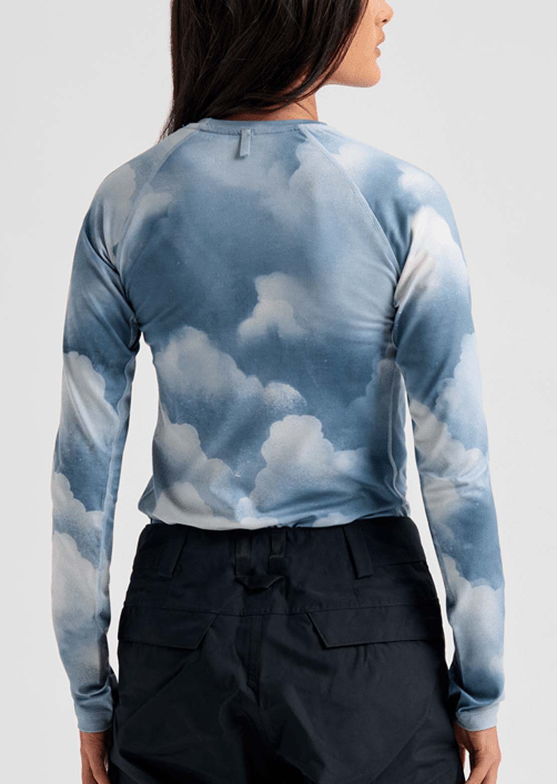 Burton Women's Synthetic Midweight Base Layer Crewneck Long Sleeve Nimbus