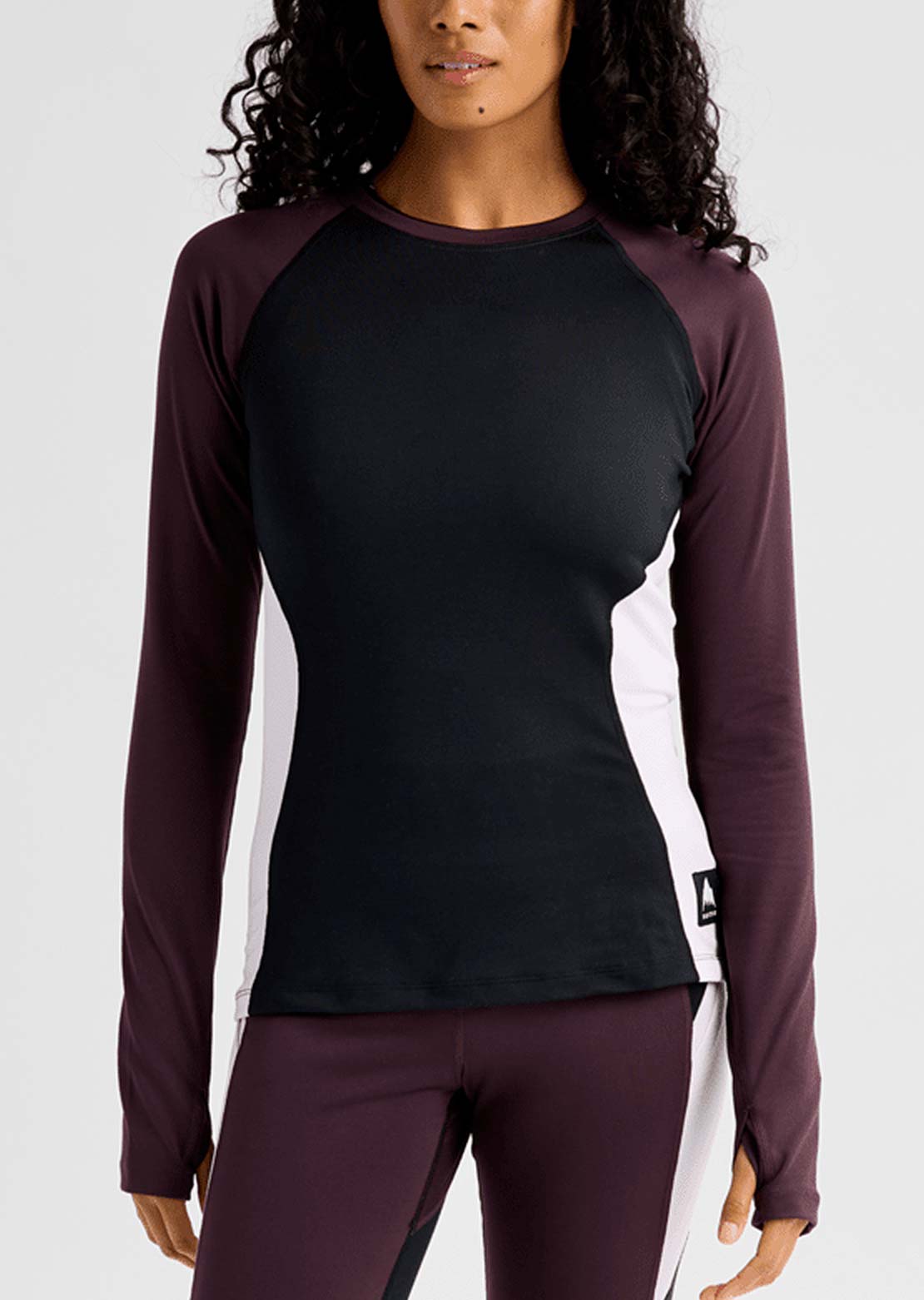 Burton Femmes Synthetic Midweight Base Layer Crewneck Manches longues