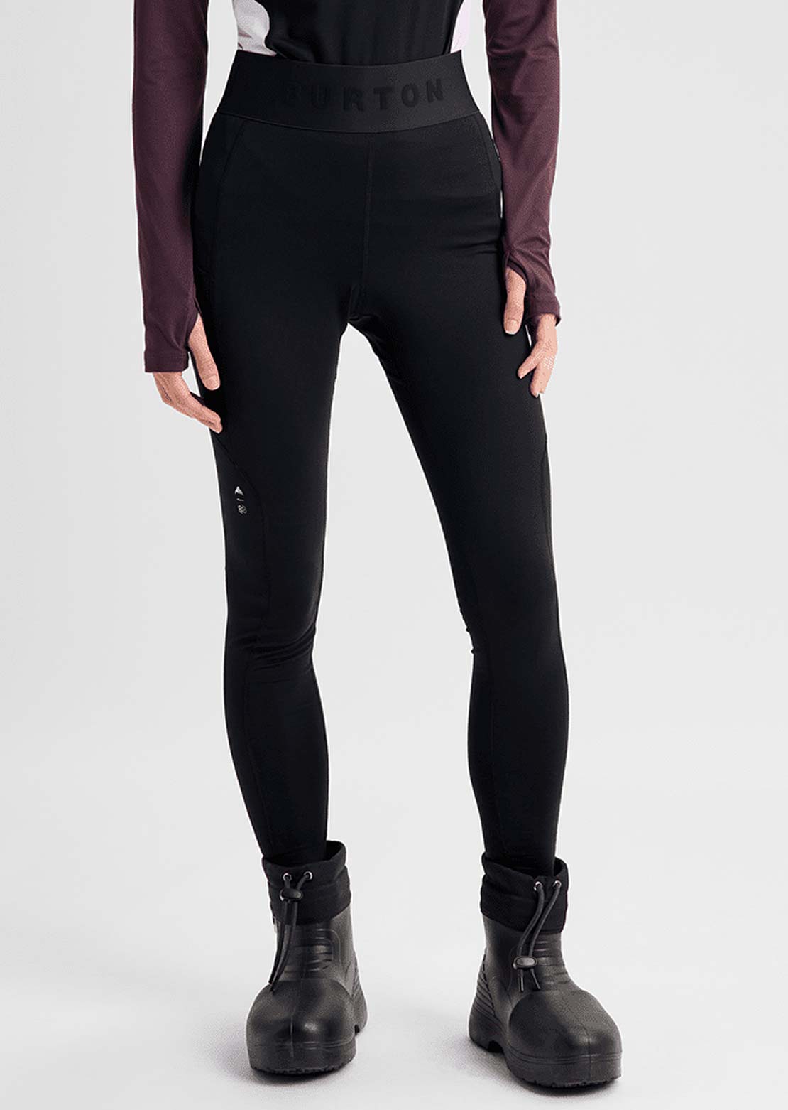 Burton Women's Synthetic Midweight Base Layer Pants True Black