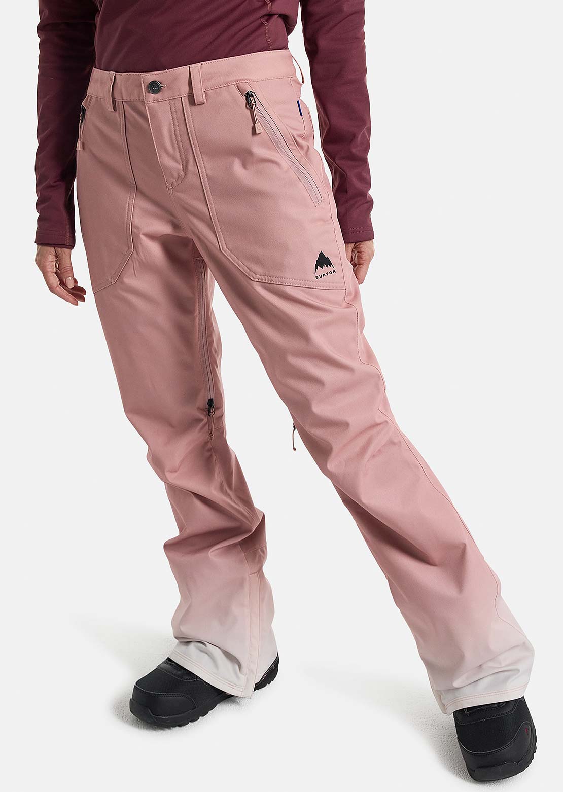 Burton Women&#39;s Vida Stretch Pants Blush Pink Ombre