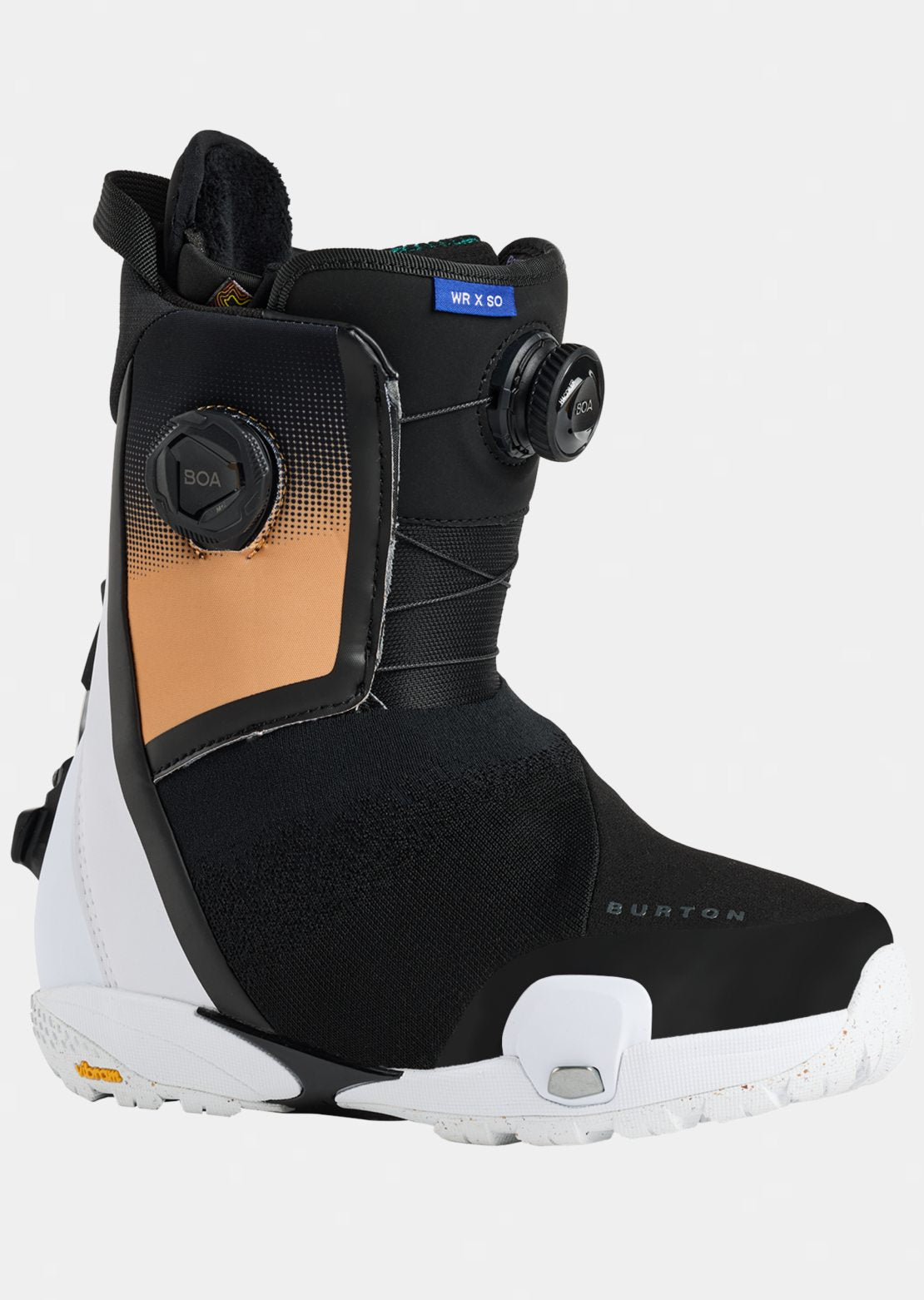 Burton Women's Waverange X Step On Snowboard Boots Orange Cream/Multi